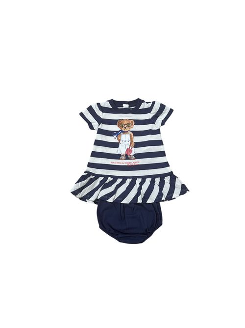 Abito a righe RALPH LAUREN | 310966461001BLU BIANCO